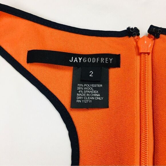 Jay Godfrey Color Block Sheath Mini Dress - Picture 4 of 10